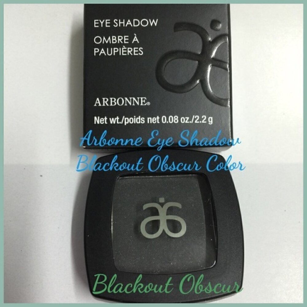 Arbonne Eye Shadow Blackout Obscur NEW in box hard to find color